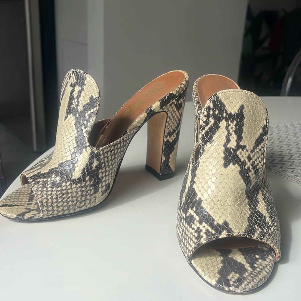 Paris Texas Python Heels! Worn Once!